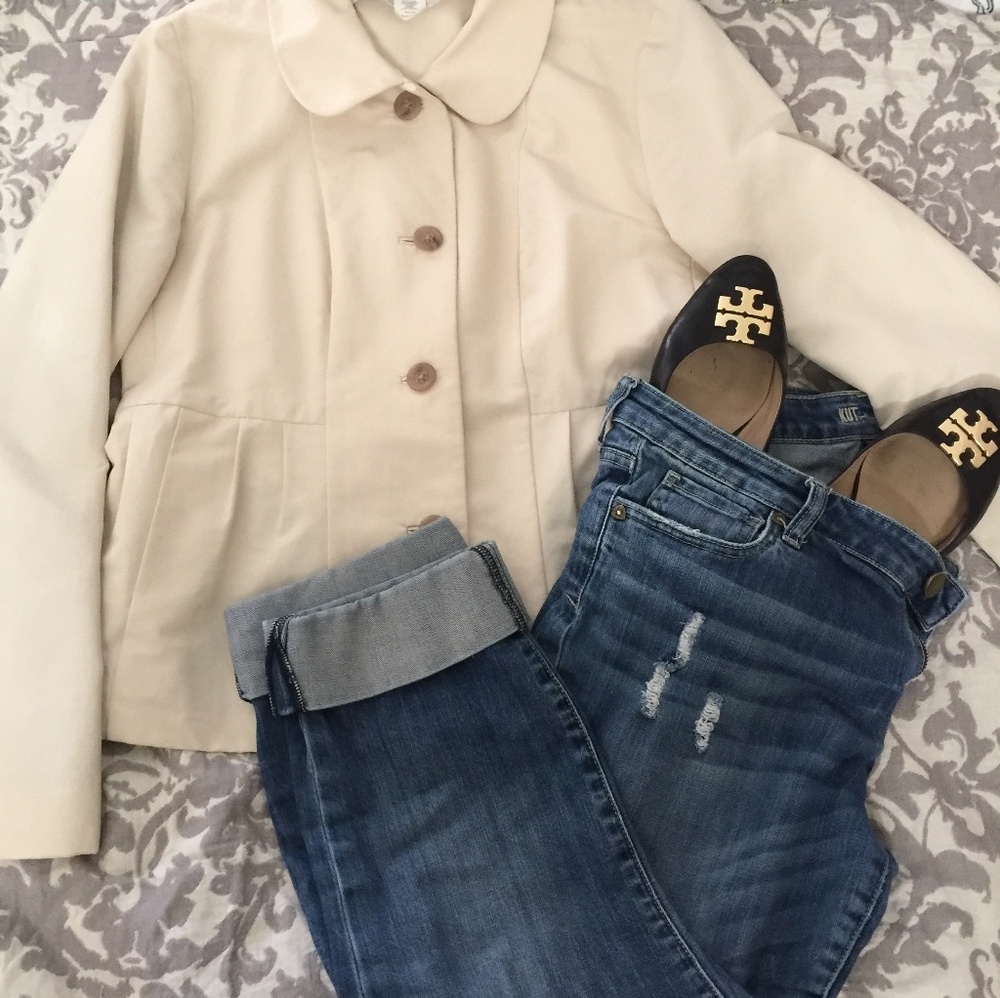 J Crew Creme Jacket 10